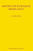 Archivum Eurasiae Medii Aevi 10 (1998-1999)