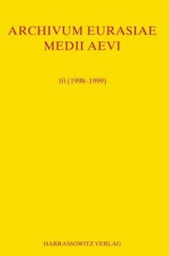 Archivum Eurasiae Medii Aevi 10 (1998-1999)