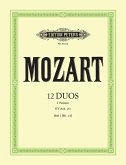 12 Duos KV Anh.152 Band 1 (Nr.1-4) für 2 Violinen Stimmen