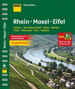ADAC Wanderführer Rhein Mosel Eifel plus Gratis Tour App