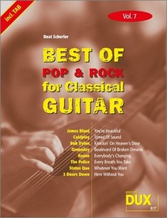 Cover Best Of Pop & Rock for Classical Guitar 7