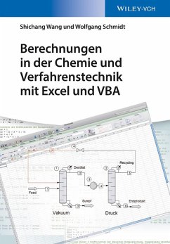 Berechnungen in der Chemie und Verfahrenstechnik mit Excel und VBA (eBook, PDF) - Wang, Shichang; Schmidt, Wolfgang