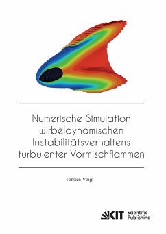 Numerische Simulation wirbeldynamischen Instabilitätsverhaltens turbulenter Vormischflammen - Voigt, Torsten