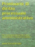 Prontuario di diritto processuale amministrativo (eBook, ePUB)