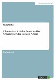 Allgemeiner Sozialer Dienst (ASD). Arbeitsfelder der Sozialen Arbeit