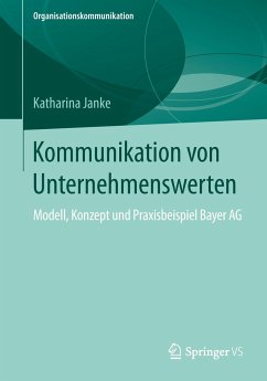 Kommunikation von Unternehmenswerten - Janke, Katharina