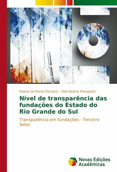 Nível de transparência das fundações do Estado do Rio Grande do Sul - Pacheco, Rejane da Rocha;Macagnan, Clea Beatriz