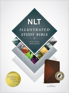 NLT Illustrated Study Bible Tutone Brown/Tan, Indexed - Tyndale