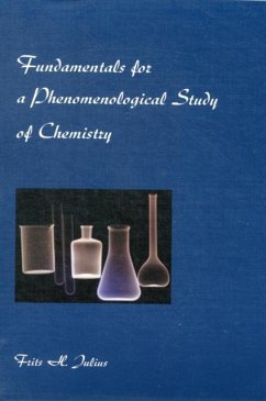 Cover Fundamentals for a Phenomenological Study of Chemistry
