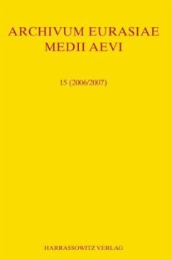 Archivum Eurasiae Medii Aevi 15 (2006/2007)