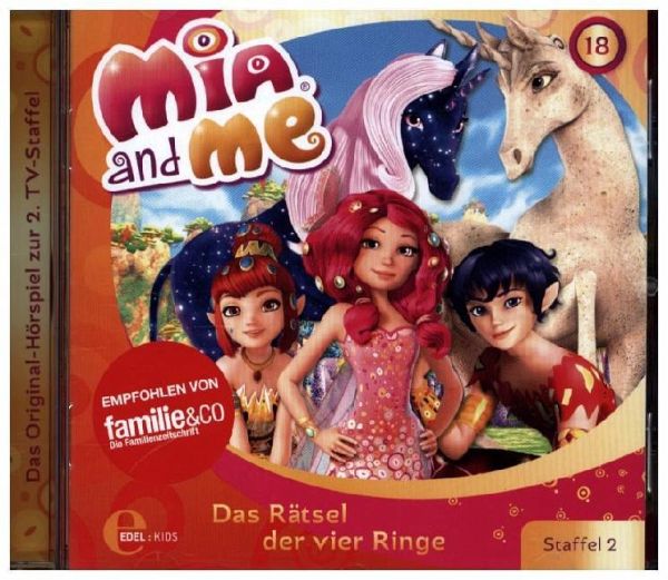 Das Rätsel der vier Ringe / Mia and me Bd.18 (Audio-CD) - Hörbücher  portofrei bei bücher.de