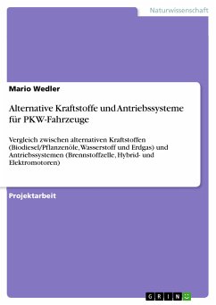 Alternative Kraftstoffe und Antriebssysteme für PKW-Fahrzeuge (eBook, PDF) - Wedler, Mario