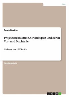 Projektorganisation. Grundtypen und deren Vor- und Nachteile - Destino, Sonja