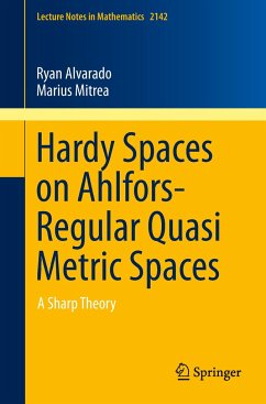 Hardy Spaces on Ahlfors-Regular Quasi Metric Spaces - Alvarado, Ryan;Mitrea, Marius