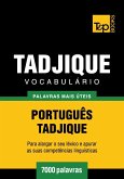 Vocabulário Português-Tadjique - 7000 palavras (eBook, ePUB)