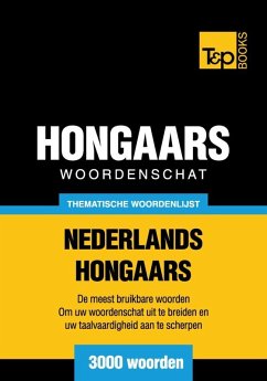 Cover Thematische woordenschat Nederlands-Hongaars - 3000 woorden (eBook, ePUB)