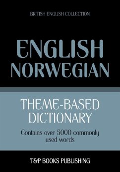 Cover Theme-based dictionary British English-Norwegian - 5000 words (eBook, ePUB)