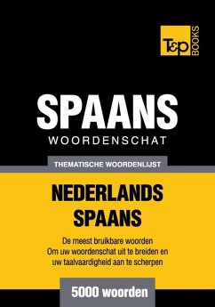 Cover Thematische woordenschat Nederlands-Spaans - 5000 woorden (eBook, ePUB)