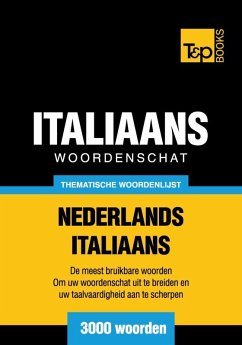 Cover Thematische woordenschat Nederlands-Italiaans - 3000 woorden (eBook, ePUB)