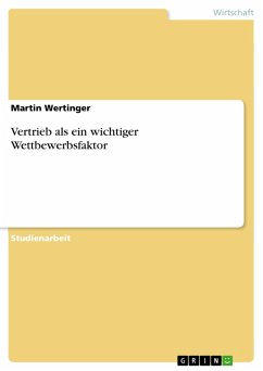 Vertrieb als ein wichtiger Wettbewerbsfaktor (eBook, ePUB) - Wertinger, Martin