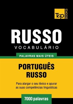 Cover Vocabulário Português-Russo - 7000 palavras (eBook, ePUB)