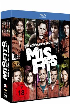 Misfits - Die komplette Serie (Staffel 1-5) - Rheon,Iwan/Stewart-Jerrett,Nathan