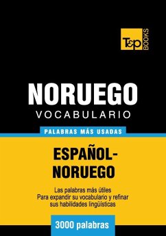 Cover Vocabulario Español-Noruego - 3000 palabras más usadas (eBook, ePUB)