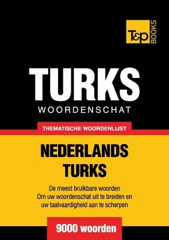 Cover Thematische woordenschat Nederlands-Turks - 9000 woorden (eBook, ePUB)