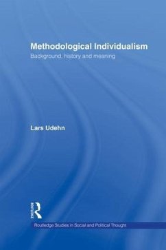 Methodological Individualism - Udehn, Lars
