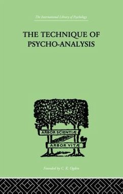 The Technique Of Psycho-Analysis - Forsyth, David