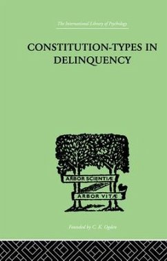Constitution-Types In Delinquency - Willemse, W A