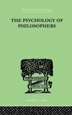 The Psychology Of Philosophers - Herzberg, Alexander