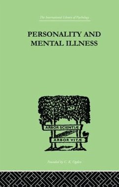 Personality and Mental Illness - Bowlby, John