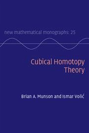 Cubical Homotopy Theory - Munson, Brian A; Volic, Ismar