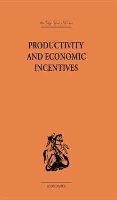 Productivity and Economic Incentives - Davidson, J P