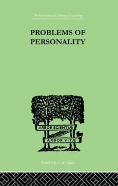 Problems of Personality - Campbell, C Macfie & Langfeld H S & McDo