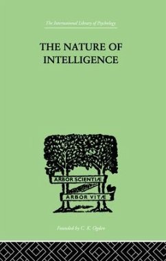 The Nature of Intelligence - Thurstone, L L