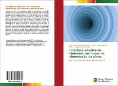Interface adesiva de cimentos resinosos na cimentação de pinos - Gebert de Oliveira Franco, Ana Paula;Mazur, Coautores Rui;Gomes, Osnara M M