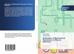 Evaluation of Biochemical Parameters in Pleural Effusions - Chalak, Anita;Chalak, Shivaji