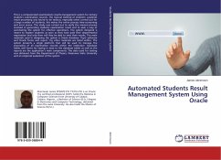 Automated Students Result Management System Using Oracle - Akinmosin, James