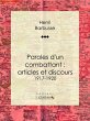 Paroles d'un combattant : articles et... - Bild 1