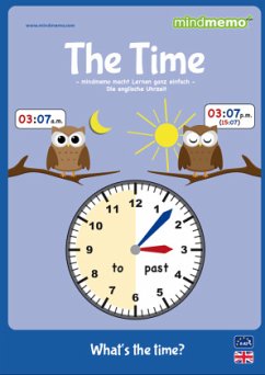 mindmemo Lernfolder - The Time - What's the time? - Die Uhrzeit auf Englisch lernen