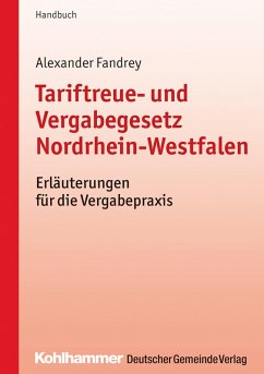 Tariftreue- und Vergabegesetz Nordrhein-Westfalen (eBook, PDF) - Fandrey, Alexander