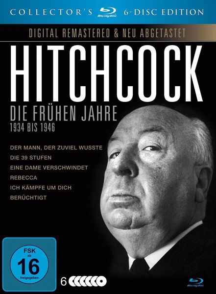 Hitchcock - Die frühen Jahre-1934 bis 1946 BLU-RAY Box Hitchcock - Die frühen Jahre-1934 bis 1946 BLU-RAY Box