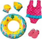 Puppen-Schwimmset mit Zubehör, Größe 35 - 45 cm