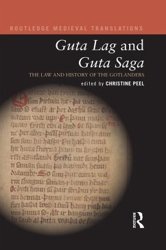 Cover Guta Lag and Guta Saga: The Law and History of the Gotlanders (eBook, PDF)