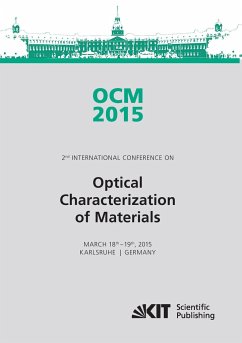 OCM 2015 - Optical Characterization of Materials - conference proceedings - Beyerer, Jürgen