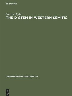 The D-stem in Western Semitic - Ryder, Stuart A.