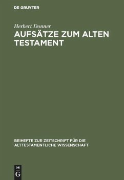 Aufsätze zum Alten Testament - Donner, Herbert