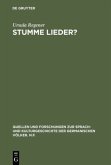 Stumme Lieder?